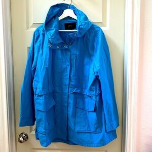 J. Crew blue Raincoat Size XXL